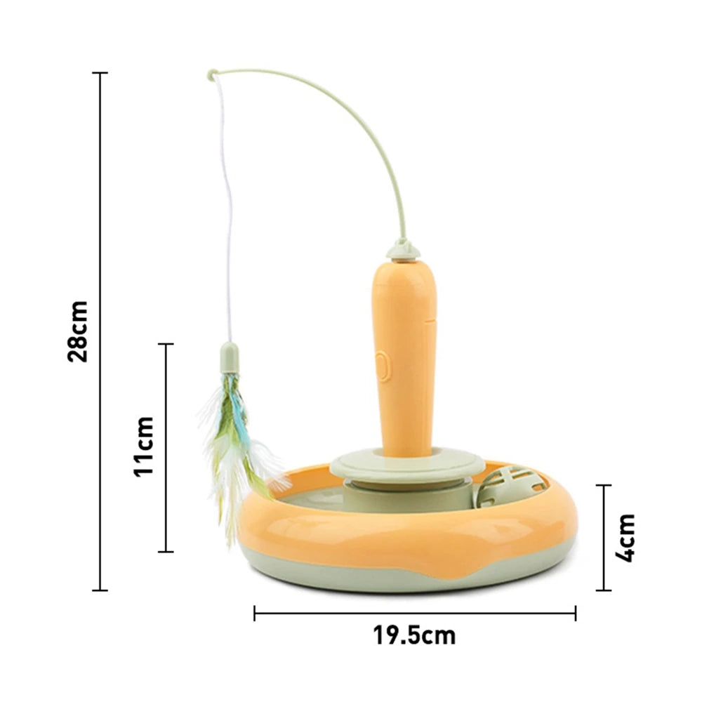 Spinning Carrot Cat Toy