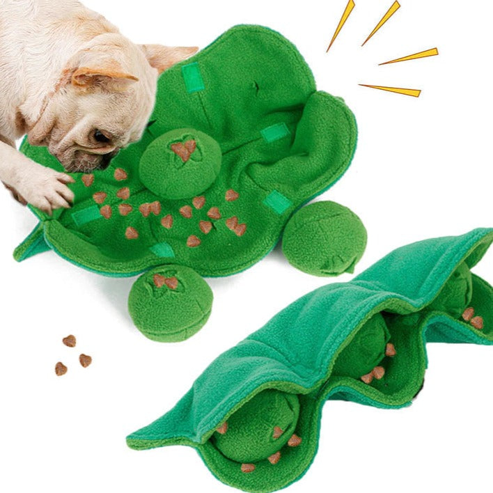 Sniffing Dog Toy Squeaky Plush Treat Dispenser IQ Puzzle Toys Stress Reliever Interactive Ball Dog Snuffle Bowl Puppy Chew Toy