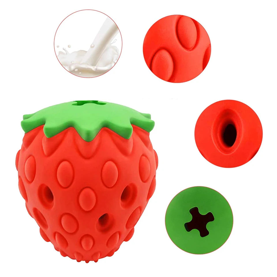 Strawberry Dog Chew Toy