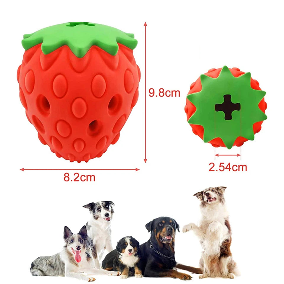 Strawberry Dog Chew Toy